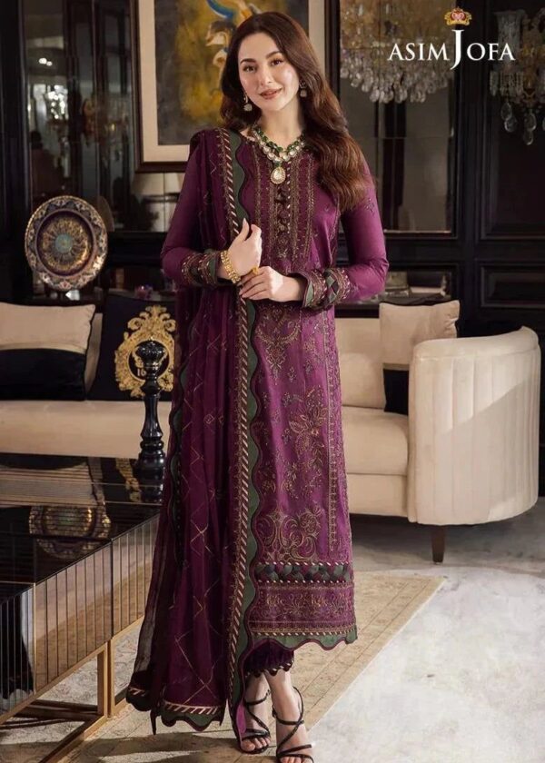 Winter Luxury Collection 3 Piece Unstitched Female Dress 2025